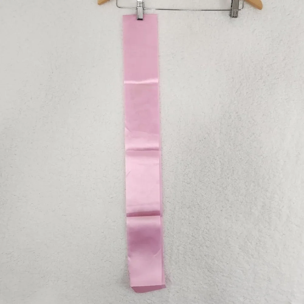It's A Girl Maternity Sash Baby Shower Mother To Be Pink Gold - Picture 4 of 4